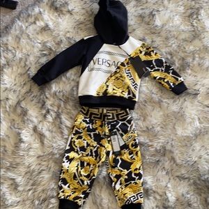 Versace jogging suit new with tags!